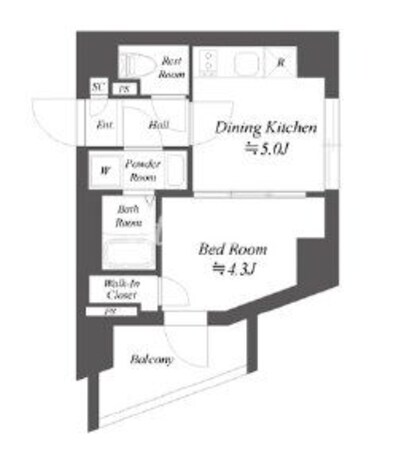 ブランシエスタ品川大井町パークエッジの物件間取画像